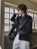Dying crack two-way jacket