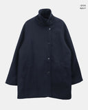 Moochi Balmacaan Over Wool Midi Coat