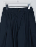 [unisex] Lela Pin Tuck Banding Wide Cotton Pants