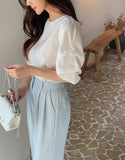 Veruna Shirring Puff Blouse