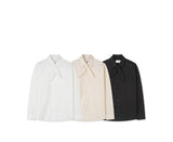 Luke Ribbon Tie Over Fit Shirt