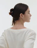 Shell Point Hair Claw Clip