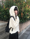 Renee Duffle Hood Knit Cardigan