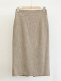 Renne Peplum H-Line Skirt
