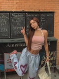 Heart Spray String Training Pants
