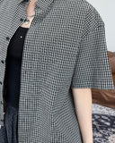 Luper crop check shirt