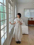Gibyu Basic Cotton Wide Pants