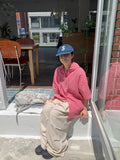 [unisex] Keiri pintuck banding parachute wide linen pants