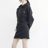 Sie Cotton Crop Jacket
