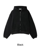 Lube Ribbed Crop Hood Zip-Up