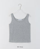 Saruya Color Basic Ribbed Sleeveless