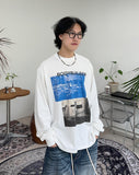 Dion's Printed Long Sleeve T-Shirt