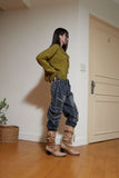 slouchy western boots