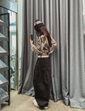 Brit Pleats Pintuck Balloon Pants