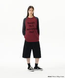 ROCK STAR RAGLAN STRIPE LS TEE