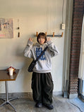 [unisex] Dokiri Lettering Brushed Hoodie