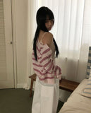 Mael Stripe Knit Cardigan