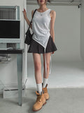 Tiba pleats mini skirt