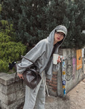 Resin flare fit banding pants