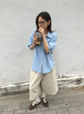 [unisex] Hashiru Carpenter Bermuda Banding Pants
