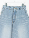 [unisex] Tihuti Banding Washing Balloon Wide Denim Pants