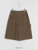 [unisex] Accorri Carpenter Pintuck Bermuda Pants