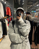 [HARU] SET UP - Hood / Half zip-up anorak