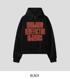 [Mink Fur] Lottery Velvet Corduroy Crop Hoodie