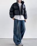 Groy Washing Balloon Denim Pants