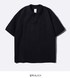 Pins Over Fit Collar Short Sleeve T-Shirt