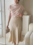 Leyo Mermaid Banding Long Skirt