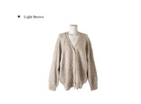 Labong V-neck Button Long Knit Cardigan