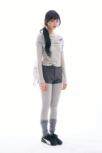 Raucohouse(ラウコハウス) - エーダーストレッチオフショルダートップ / Aether stretch off-shoulder ...