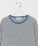 [unisex] Huked Color Matching Waffle Warmer Over Long Sleeve Tee
