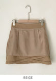 Rimel Wool Tulip Mini Skirt