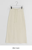 Oha Banding Color Long Skirt