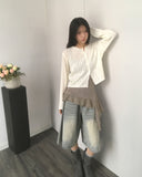 Rating Frill Unbalanced Sleeveless