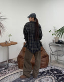 Raikin Herringbone Check Shirt