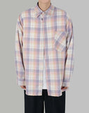 pastel overcheck shirt