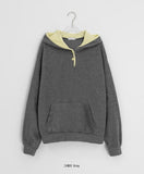 Kinples Color Matching Brushed Hoodie
