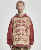 [PBA] Total Logo Applique Zip-Up Hoodie