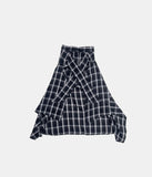 Marina Check Layered Skirt Pants