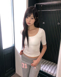 Rofu Folding Bootcut Training Pants