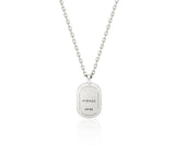 Essence Silver (W) Lab Diamond Double Room Pave Necklace