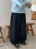 Luine Embroidered Non-Fade Balloon Pants