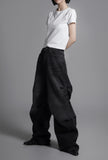 Snap Over Denim Pants