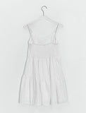 Royun Punching Layered Sleeveless Midi One Piece