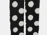 Elvan Dot Color Matching Fleece Fluffy Muffler