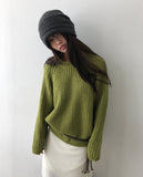 Daran Alpaca Round Neck Wool Long Sleeve Knit