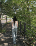 [Summer Fabric] Early Denim Wide Pants
